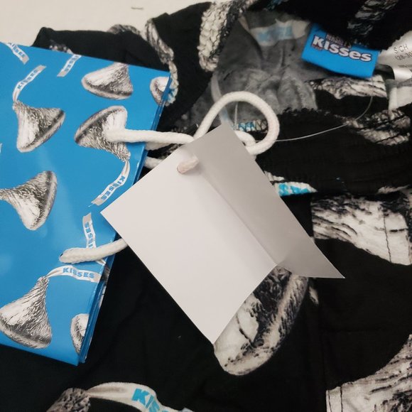 NWT Mens Boxers Underwear Hershey's Kisses Black Silver Candy Chocolate S Gift - Picture 8 of 12